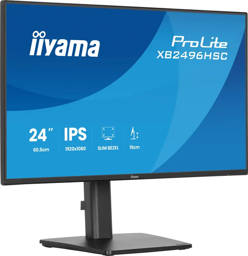 24iWIDE LCD 1920 x 1080 144 Hz IPS panel LED Bl. USB-Hub(1xOut v3.2 +1xUSB-C(5 Watt)) Pivot Height Adjust.(15cm) 300 cd/m 1500