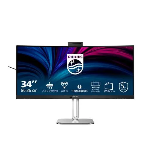 34B2U6603CH 34i CURVE VA UWQHD 21/9 TB4 USB-C Docking 4 ms 3440x1440120Hz TB4 3 xUSB-C -DP-2xHDMI-DPout-RJ45 & 4xUSB 3.2 & USB-C Brightness550 cd/m S Contrast