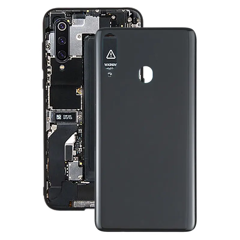 Achterklep voor Samsung Galaxy A20s (Zwart)