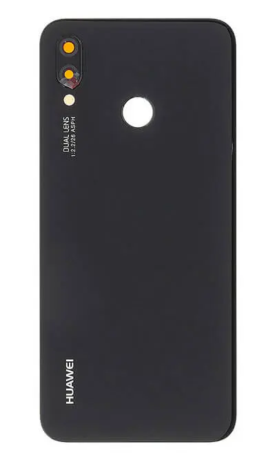 Back cover - achterkant Huawei P20 Lite zwart (Service Pack)