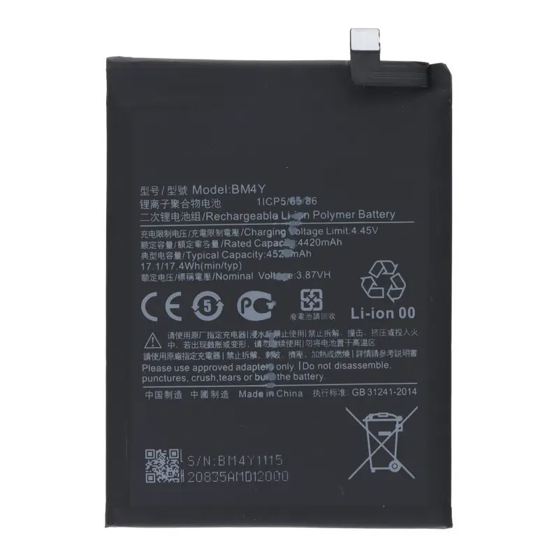 Batterij BM4Y geschikt voor Xiaomi Mi 11i 4G/Poco F3 5G/Redmi K40/K40 Pro