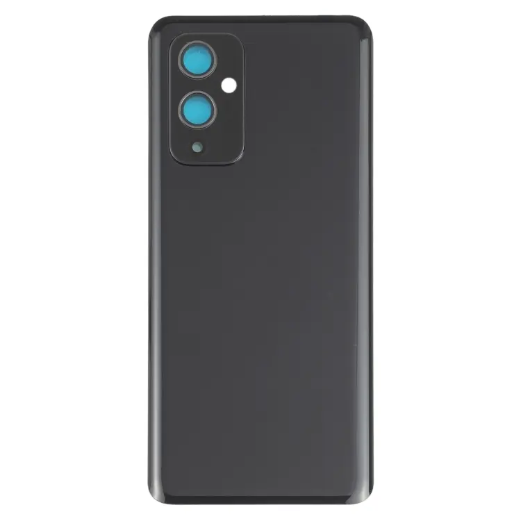 Batterijachterklep met cameralensframe voor OnePlus 9 (zwart)