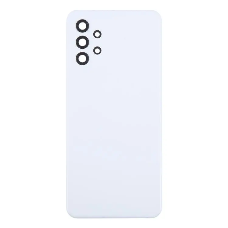 Batterijachterklep met cameralensframe voor Samsung Galaxy A32 4G SM-A325F (wit)