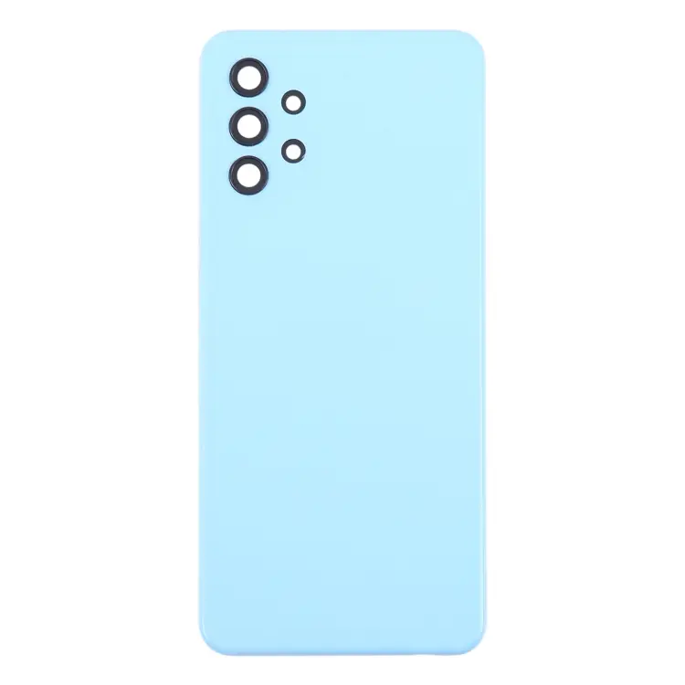 Batterijachterklep met cameralensframe voor Samsung Galaxy A32 5G (blauw)