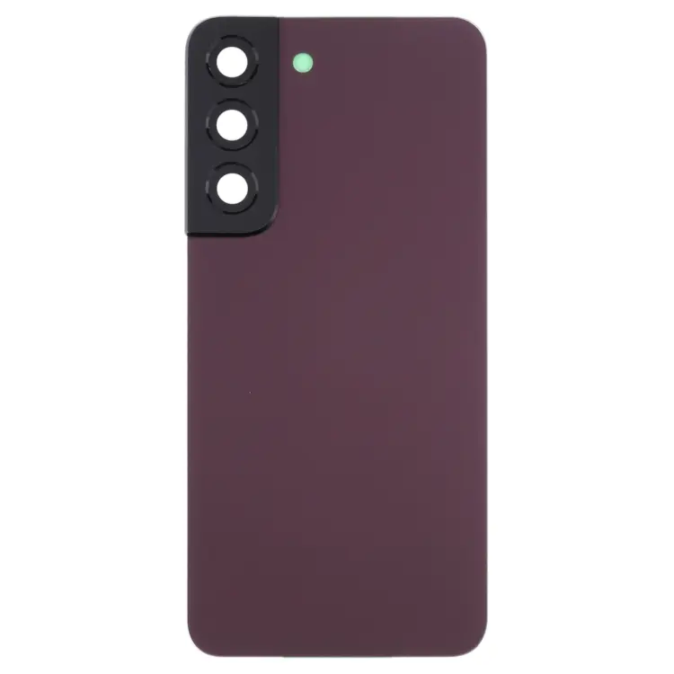 Batterijachterklep met cameralensframe voor Samsung Galaxy S22 5G SM-S901B (paars)