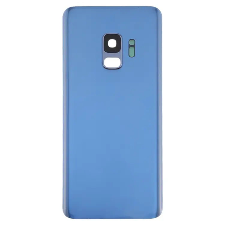 Batterijachterklep met cameralensframe voor Samsung Galaxy S9 (blauw)