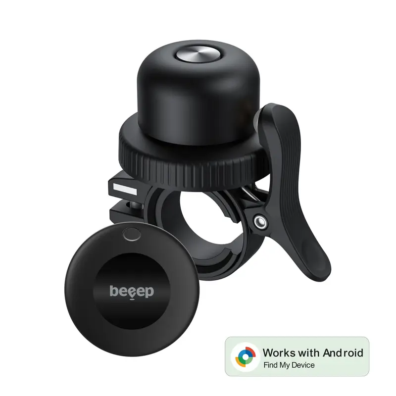 Beeep BeTag Android Tracker Black & Bicycle Bell