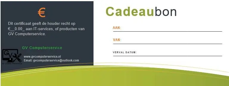 Cadeaubon Gv Computerservice