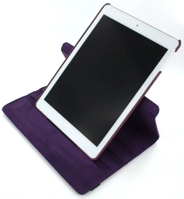 Case met Stand draaibaar Apple iPad Air paars