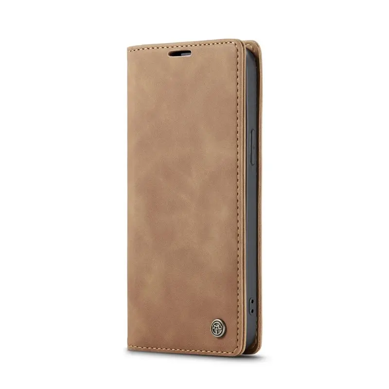 CaseMe book case leer - Apple iPhone 17 Pro Max/18 Pro Max - licht bruin