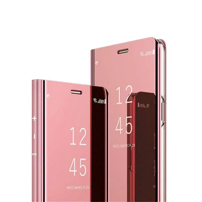 Clear View cover Samsung Galaxy A53 rose goud
