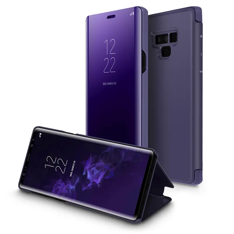 Clear View cover Samsung Galaxy Note 9 paars