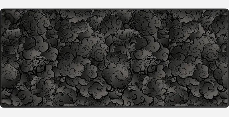 Cloud Obsidian Muismat XXL - 900 x 400 x 3 mm - Antislip