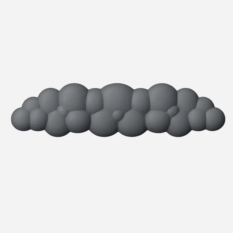 Cloud Polssteun Toetsenbord Grijs