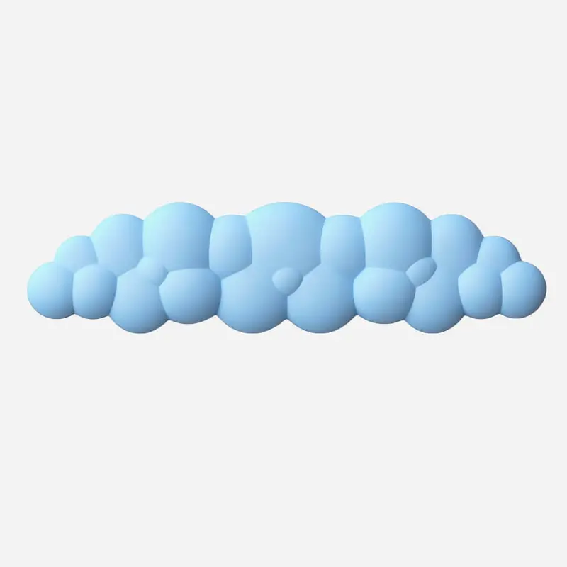 Cloud Polssteun Toetsenbord Licht Blauw