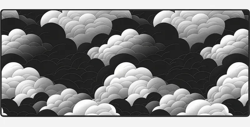 Cloud Static Muismat XXL - Gaming - 900 x 400 x 3 mm - Antislip