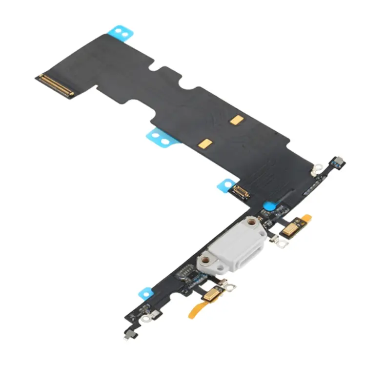 DC-laadpoort flexkabel voor iPhone 8 Plus (wit)
