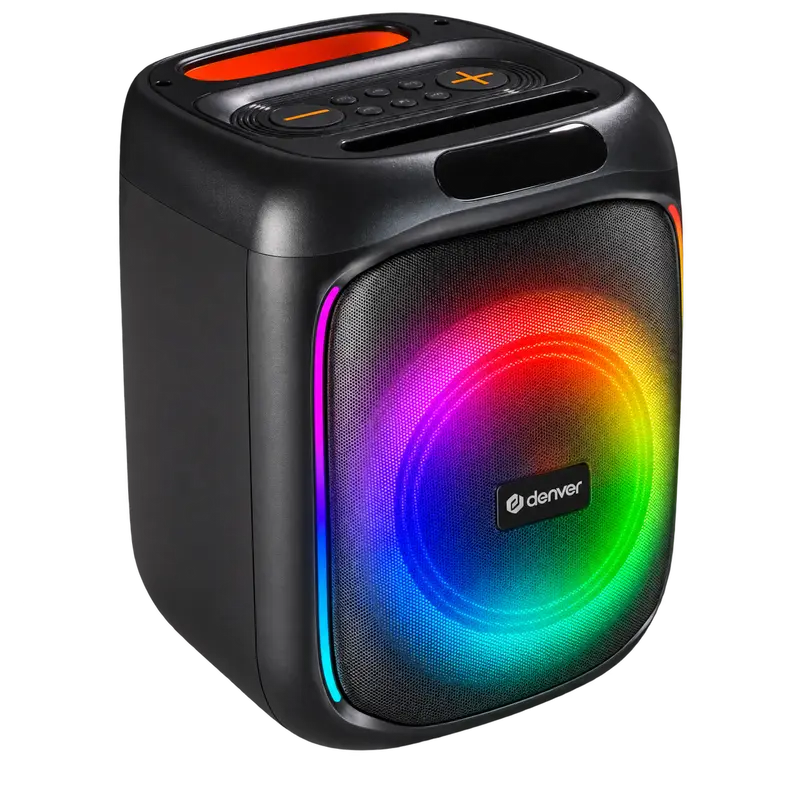 Denver compacte 6,5 inch partyspeaker · discolicht · BPS165