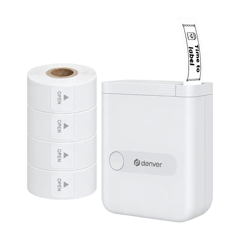 Denver labelprinter · bluetooth, incl. 4 rollen · MBP16