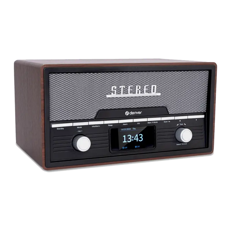 Denver retro DAB+ radio met cd-speler · bluetooth · MDA525