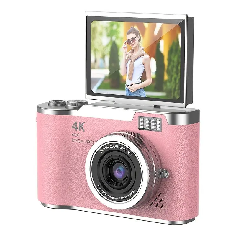 Digitale 4K Camera met 2,4-inch Flip Scherm