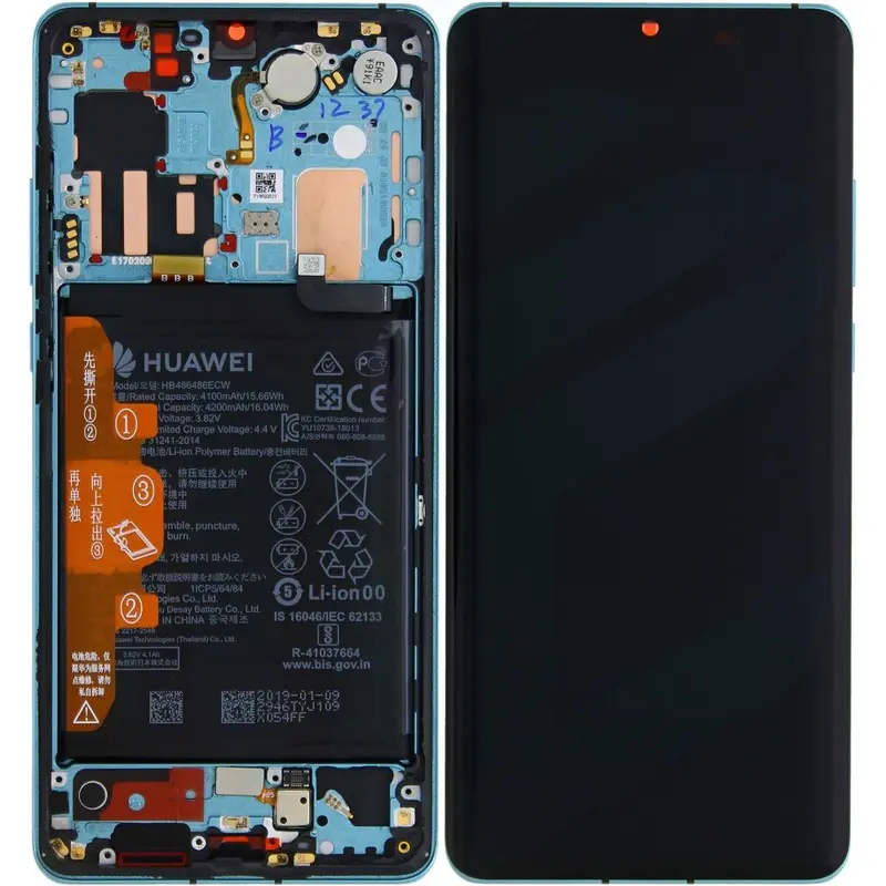 Display module Huawei P30 Pro Aurora Blue (Service Pack)