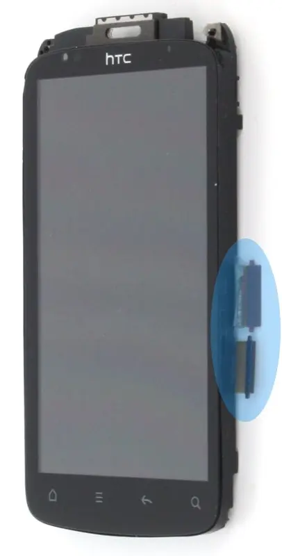 Display module met frame compleet HTC Desire S brede flex