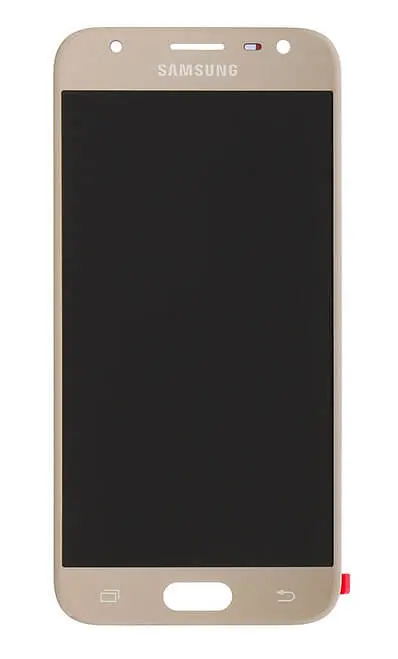 Display module Samsung Galaxy J3 2017 goud