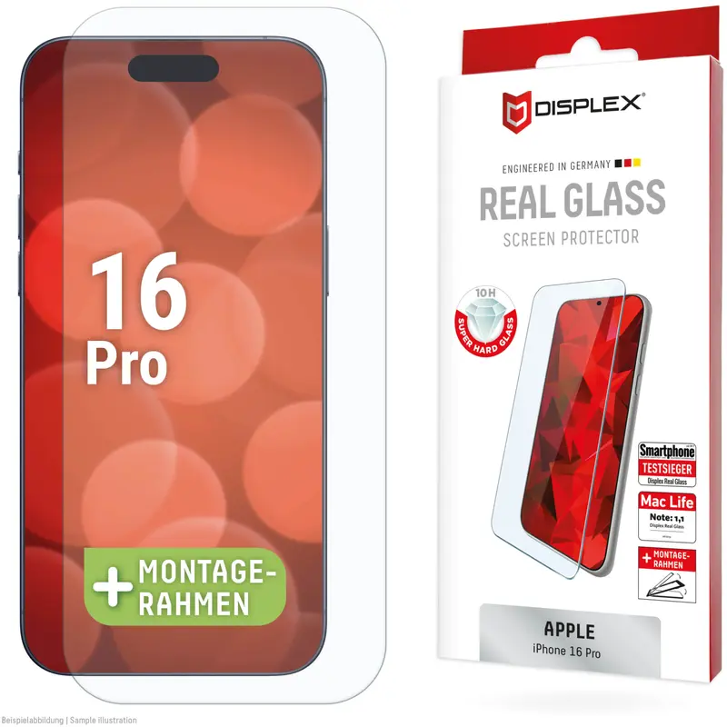 DISPLEX Real Glass Apple iPhone 16 Pro