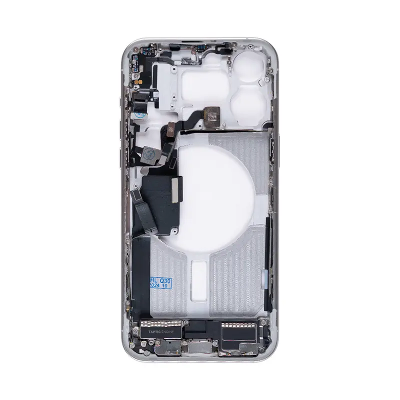 For Apple iPhone 15 Pro Max Middle Frame White Titanium OEM