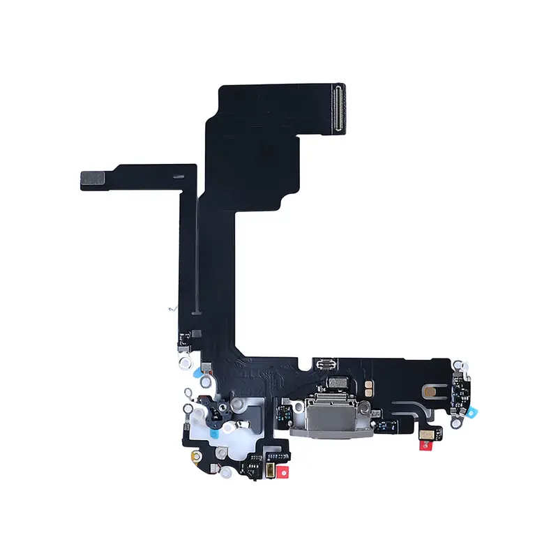 For Apple iPhone 15 Pro System Charging Flex Natural Titanium Compatible