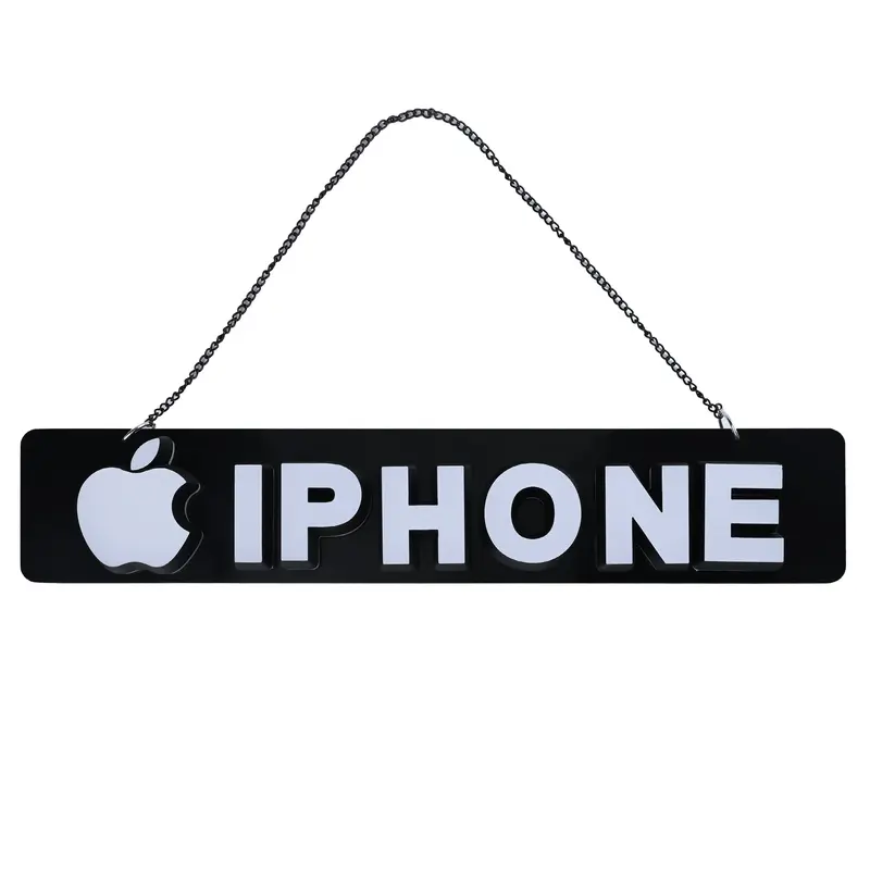 For Apple iPhone Advertising LED Display Board Black