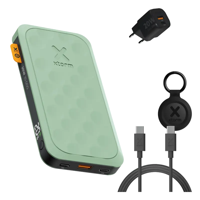 FS5 Reis Bundel - 10.000 mAh - Sage Green