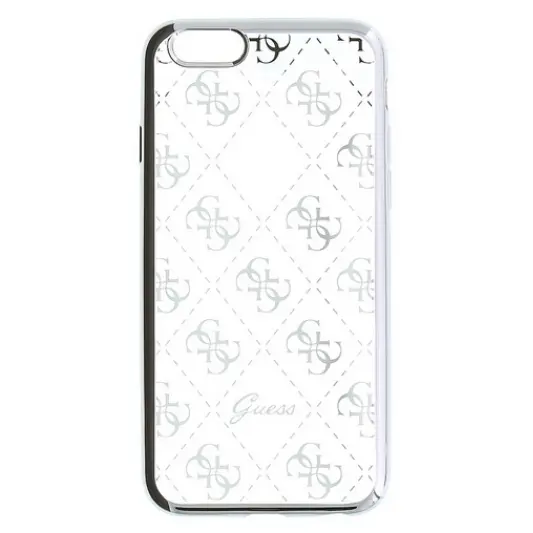 Guess Hoesje Apple iPhone 5/5C/5S/SE 2016 Transparant Zilver