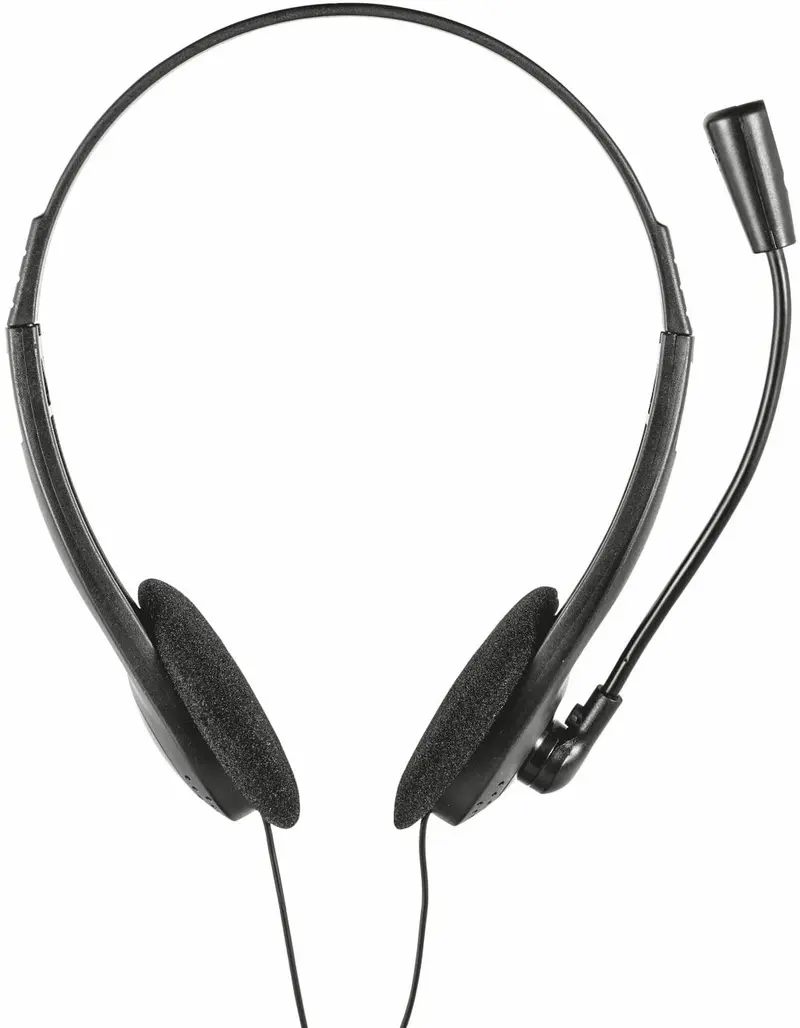 Headset met verstelbare microfoon en 3,5mm jack voor Teams, Google Meet en Zoom