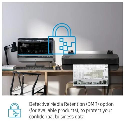 HP 5 jaar onsite hardwaresupport op de volgende werkdag voor DesignJet T1XX-24