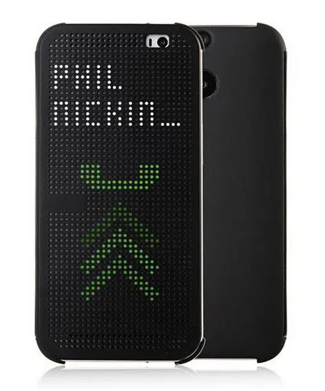 HTC One M8 Dot view cover zwart