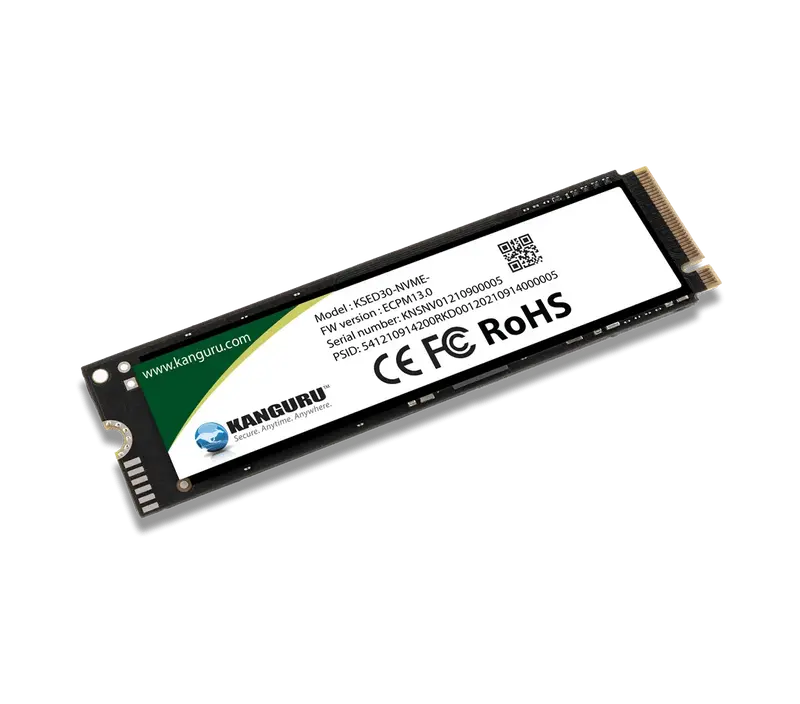 Kanguru Defender SED30 SSD M.2 NVMe Zelfversleutelende Interne Hard Schijf