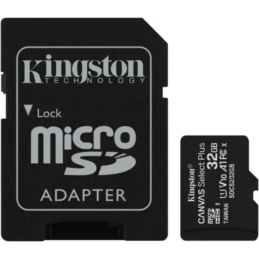 Kingston Micro SD kaart 32 GB + SD Adapter