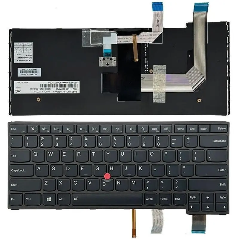 Laptoptoetsenbord met verlichting US-indeling voor Lenovo ThinkPad S3 Yoga 14