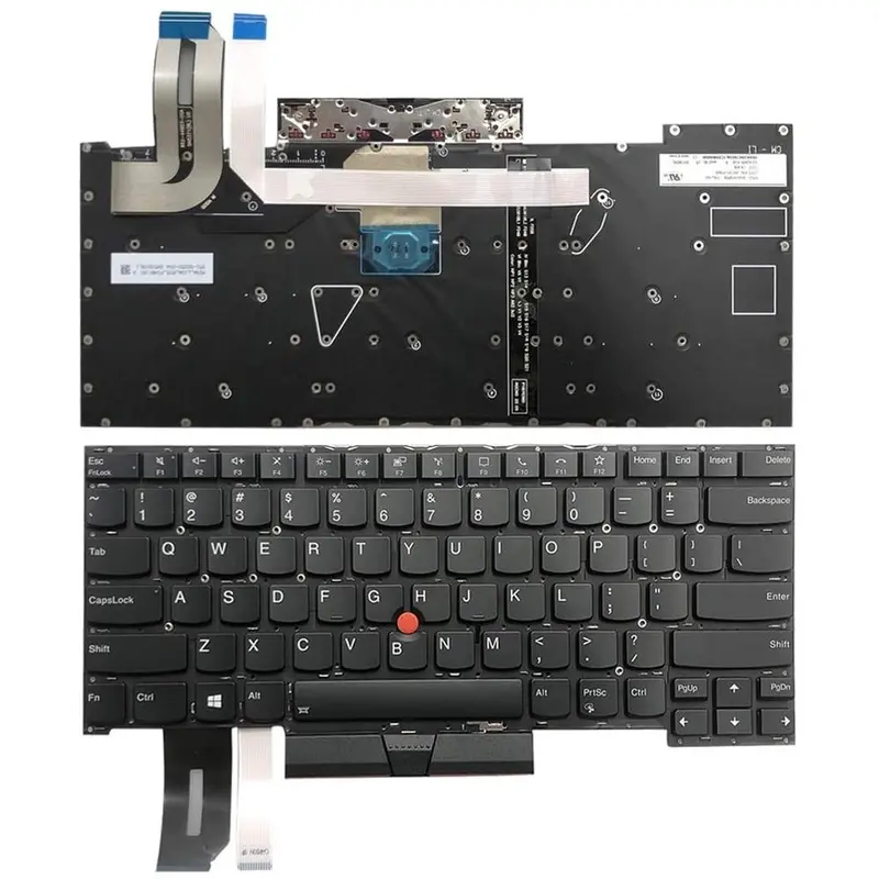 Laptoptoetsenbord voor Lenovo ThinkPad T490s en T14s 20T0 20T1 (US-indeling)