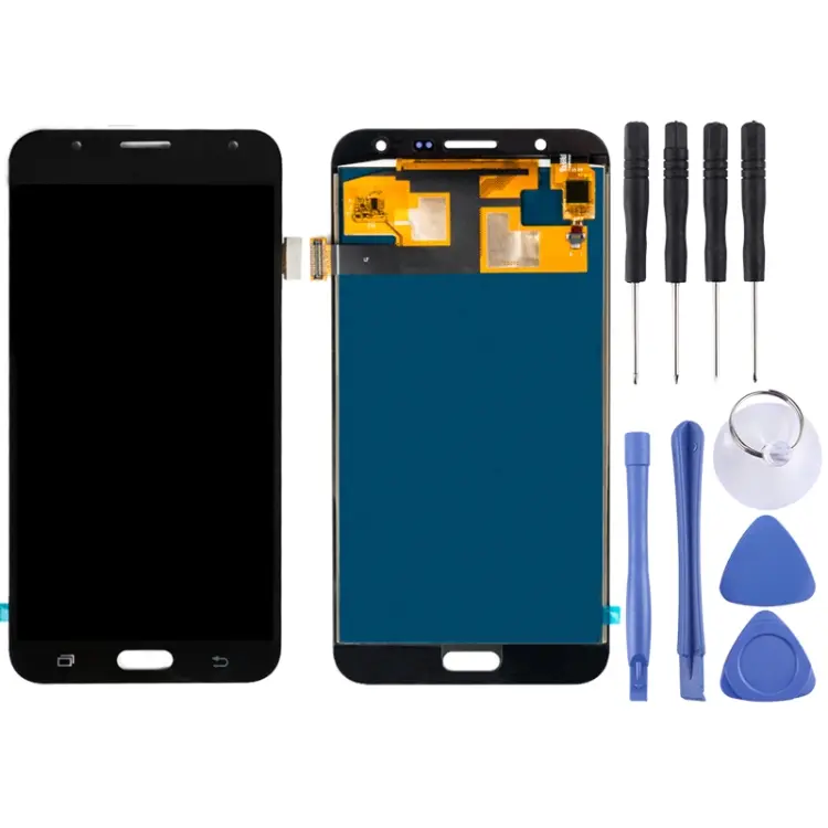 Lcd-scherm (TFT) + aanraakpaneel voor Galaxy J7 / J700, J700F, J700F / DS, J700H / DS, J700M, J700M / DS, J700T, J700P (zwart)