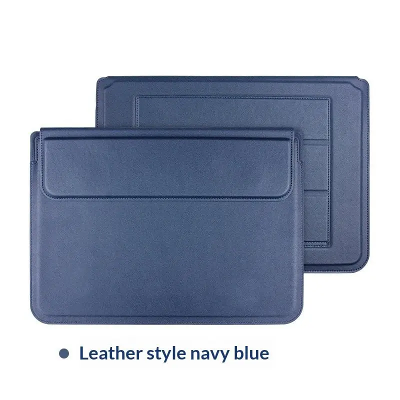 MacBook Air Laptop Sleeve van PU Leer | Waterafstotend | Schokbestendig | 13, 14, 15 & 16 Inch