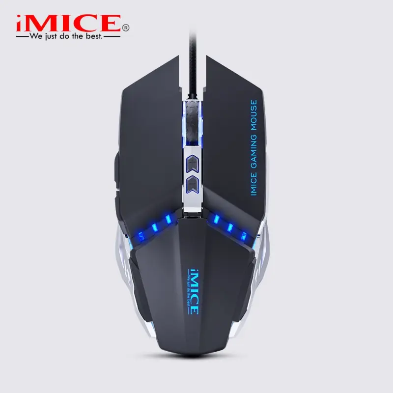 Metalen mechanische game muis - 7 knoppen - Instelbare DPI