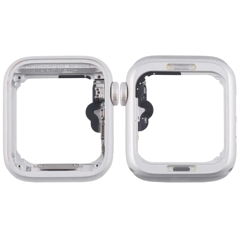 Middenframe met kroon-flexkabel voor Apple Watch Series 5 44mm LTE (zilver)