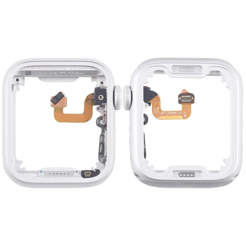 Middenframe met kroon-flexkabel voor Apple Watch Series 6 40mm LTE (zilver)