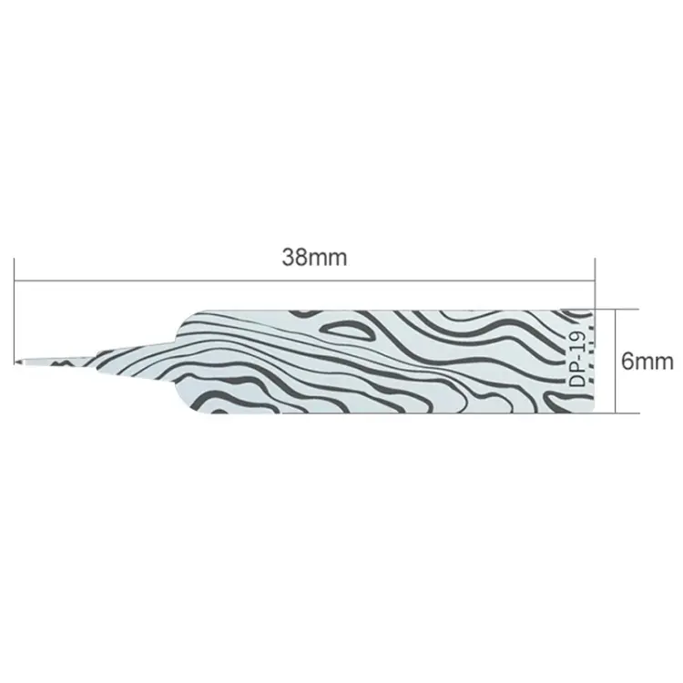 Mijing DP-19 gesmeed reparatiemesje (5 stuks)