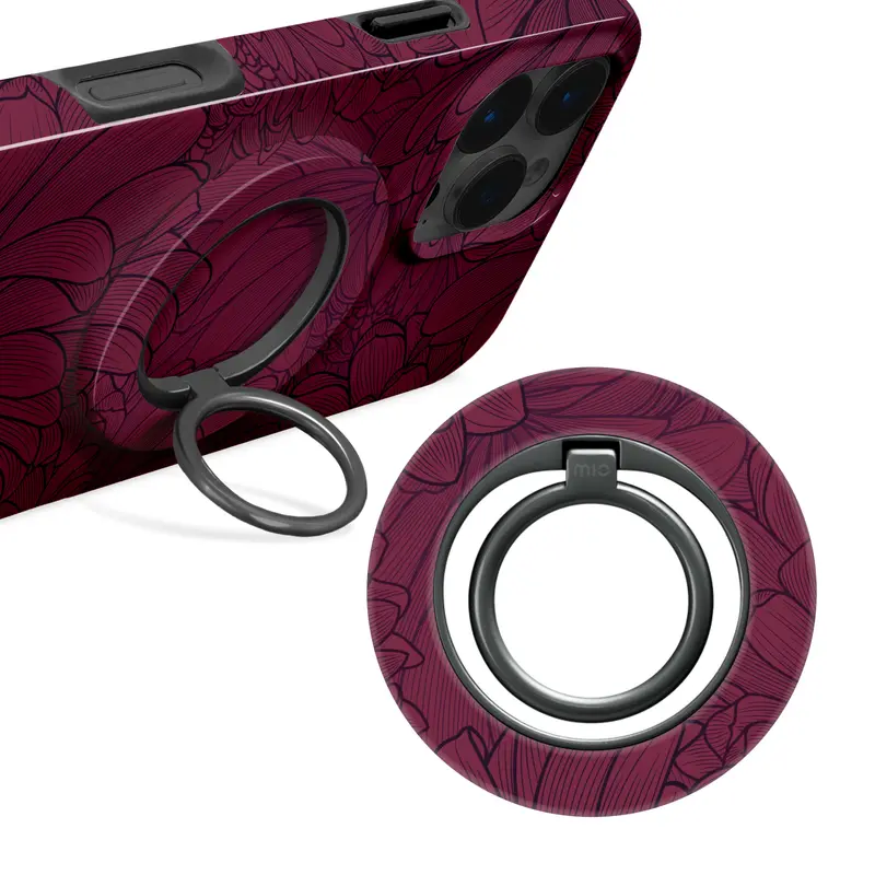 MIO Berry Blooms MagSafe Compatible Ring Holder