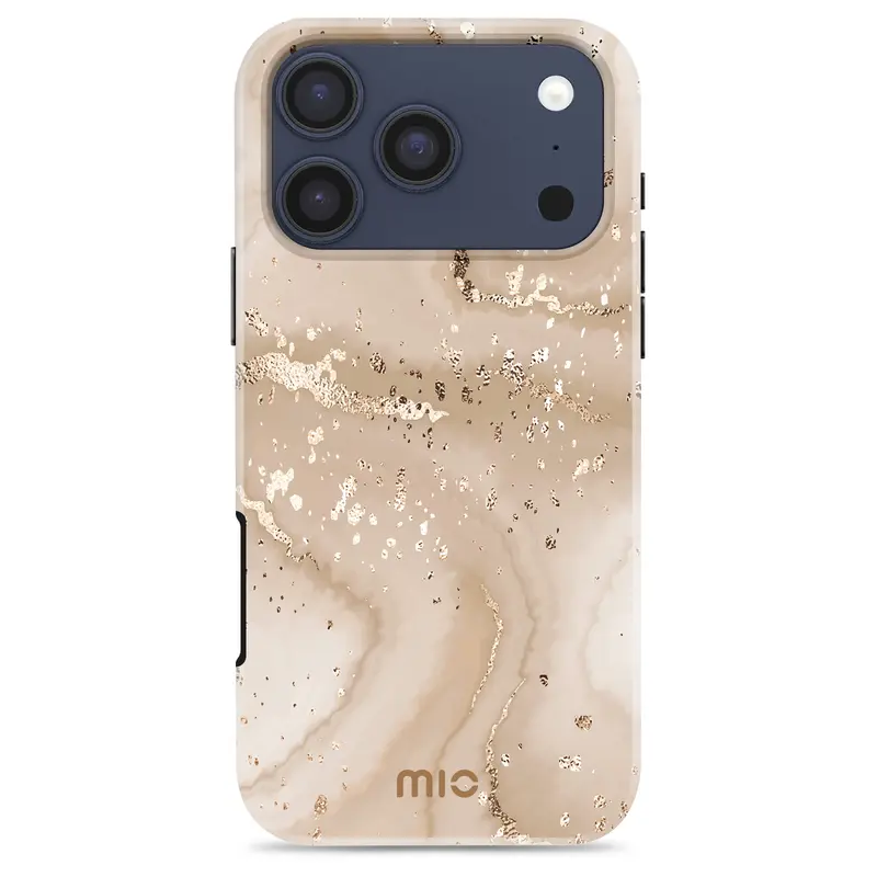 MIO Gold Marble Magsafe Compatible for iPhone 17 Pro Max