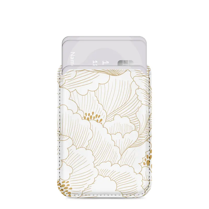 MIO White Roses Magsafe Compatible Card Holder